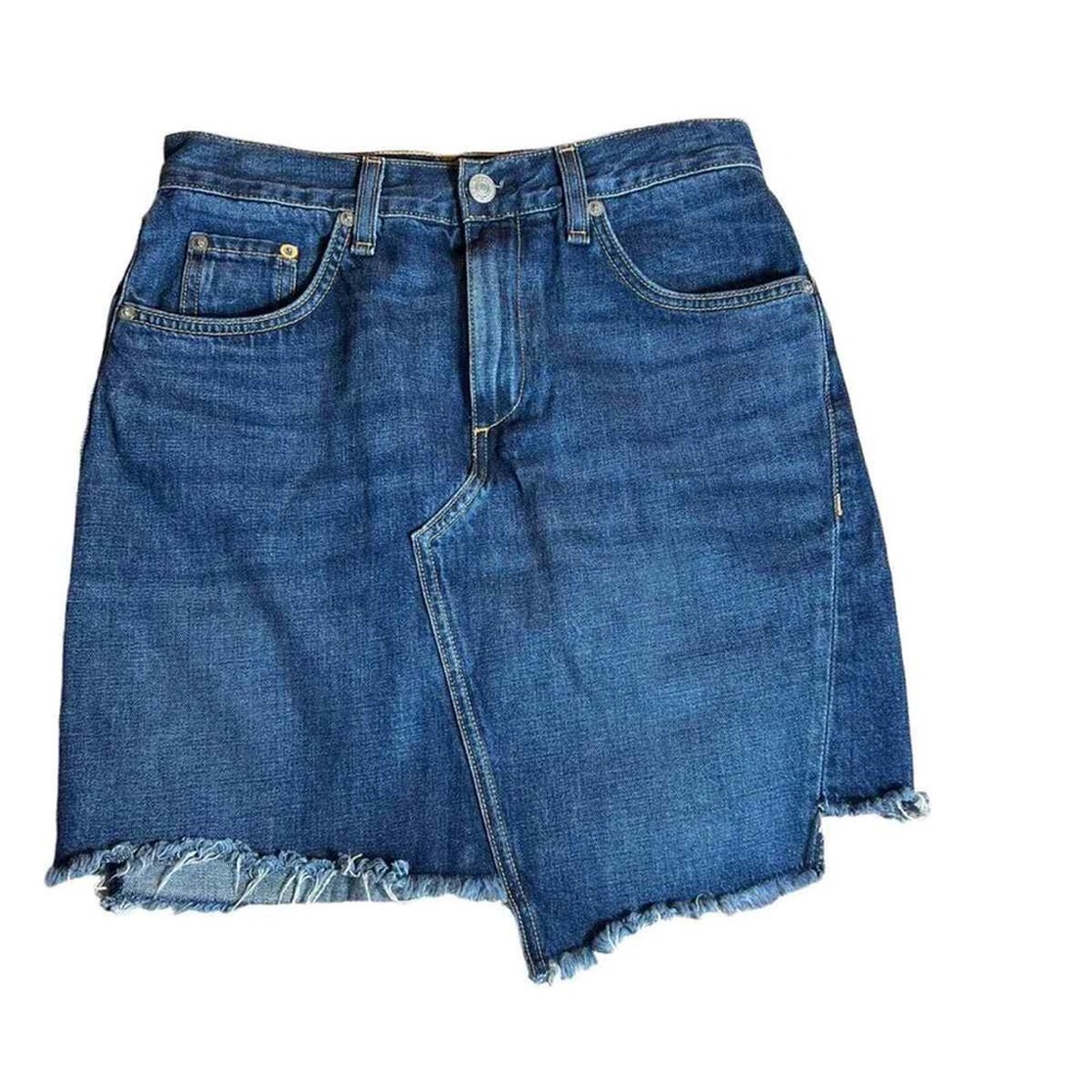 Rag & Bone Asymmetrical Eddy Denim Skirt